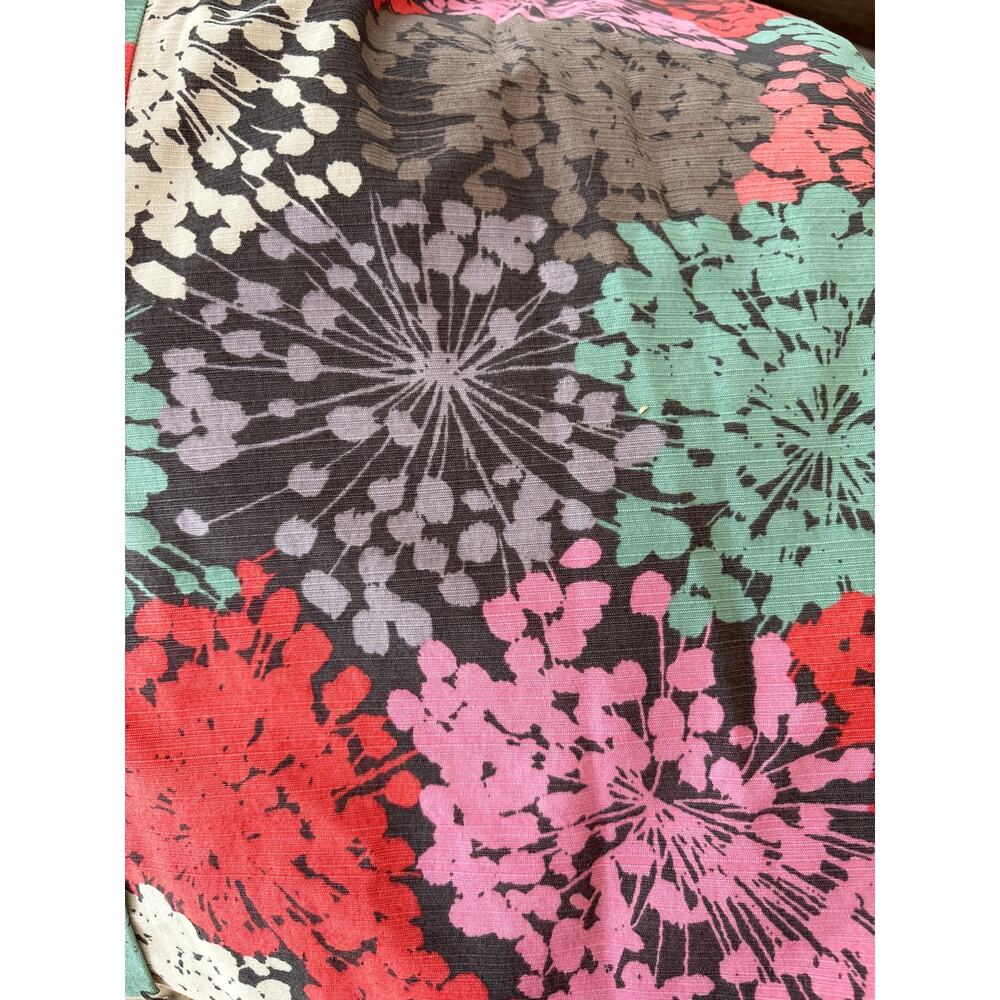 Boden Cotton Pencil Skirt Size 10R Pink Blue Dandelion Straight Pencil Lined - Picture 11 of 11